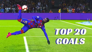 PES 2020 - TOP 20 GOALS #1 | HD