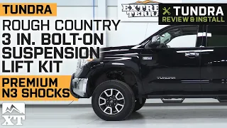 2007-2020 Tundra Rough Country 3" Bolt On Suspension Lift Kit w/ Premium N3 Shocks Review & Install