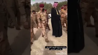 زيارة عبدالامير الشمري لتقديم التعازي لشيخ صباح بدر الرميض بوفاة الشيخ منور بدر الرميض