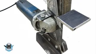 Homemade Invention with Angle Grinder || How to Make a Belt Sander with Angle Grinder?