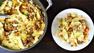 Unstuffed Cabbage Roll Low Carb Dinner