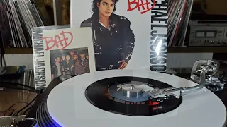 Michael Jackson -  "BAD" vinyl playing