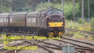 It Couldn't Get Worse Could It? Trains at Carlisle. 2 excursion loco fails 10-12 July 2022