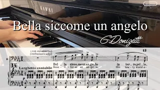 Bella siccome un angelo, Karaoke, Don Pasquale, Accompaniment, G.Donizetti, Baritone