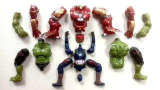 Assemble Toys HULK SMASH VS CAPTAIN AMERICA VS HULK BUSTER - MARVEL SUPERHERO AVENGERS