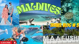 Maldives Tour || Maafushi || Part 3 || KAANI Palm Beach || Snorkelling in deep sea || Sand Bank