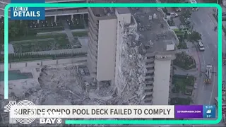 Investigators believe pool deck not up to code links to Surfside condo complex