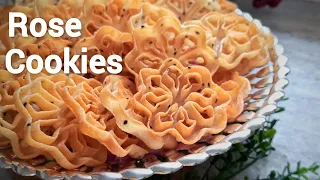 Rose Cookies | Christmas Sweets