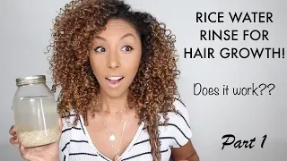 Rice Water Rinse For HAIR GROWTH! Does it work? Part 1 | BiancaReneeToday