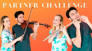 2 musicians 1 instrument lol (flute + violin partner challenge) | #flutelyfe w/ @katieflute