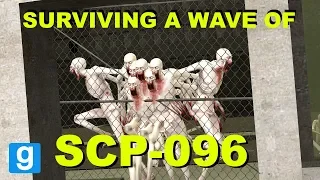 SURVIVING WAVE OF SCP-096 IN WENDY'S MAP! - Garry's mod Sandbox