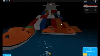 Играю в роблокс в мине игру Sinking Ship часть 2 послудняйа часть