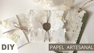 👉 Cómo hacer PAPEL ARTESANAL, y RECICLADO , paso a paso.