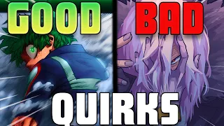 THE BEST AND WORST QUIRKS IN MY HERO ACADEMIA...