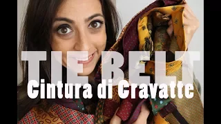 TIE BELT - Cintura di Cravatte | DIY | AnnalisaSuperStar
