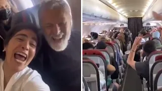 Incredible moment pilot announces Argentina's World Cup victory