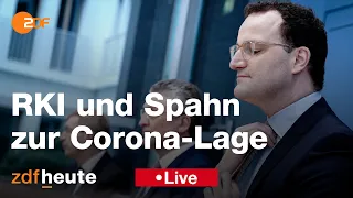 Corona in Deutschland: Spahn und RKI informieren