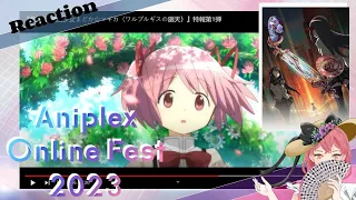 REACTION Aniplex Online Fest 2023 - Madoka Magica the Movie 4 and Winter 2024 list