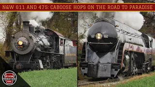 N&W 611 and 475: Caboose Hops on The Road to Paradise (HD)