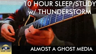 10 Hours Relaxing Classical Guitar Sleep Study Music with Rain and Thunder - Caoricho Arabe