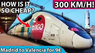 Spain's SPECTACULAR HIGH-SPEED trains for just 9€! Madrid-Valencia with OUIGO