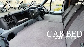 Cab bunk bed - Ford Transit Camper