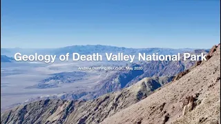 Death Valley Geology, Andrew Dunning