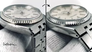 Rolex Datejust Oysterquartz 17014 Restoration - Lapping, Laser Welding - ASMR