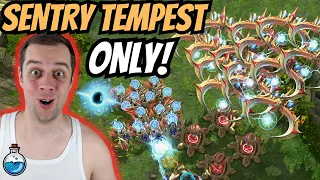 Sentry Tempest ONLY to Grandmaster! #1 | StarCraft 2