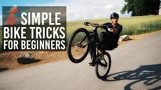 HOW TO: 6 SIMPLE BIKE TRICKS für BEGINNER (MTB/BMX)