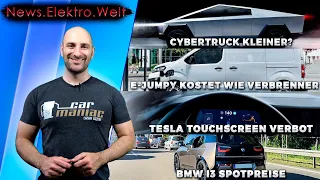 #NEWS: Tesla Skandal, BMW i3s Angebote, Cybertruck kleiner,  Zoe schlägt Model 3, Elektroauto Wahn