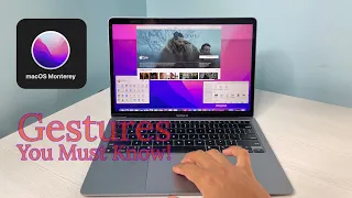 MacBook Air M1 MacOS Monterey How to use Trackpad Gestures?All Explained!