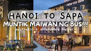 HANOI VLOG 2024 P4: SLEEPER BUS FROM HANOI TO SAPA + AFFORDABLE AESTHETIC HOSTEL