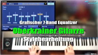 KORG Pa1000/4X - "Oberkrainer Gitarre" - Graph. 7-Band Equalizer -  # 742