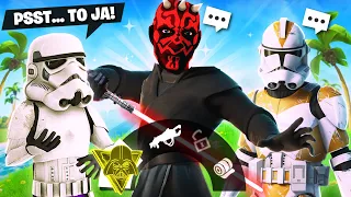 UDAJĘ OCHRONĘ bossa STAR WARS w Fortnite! (TROLL)