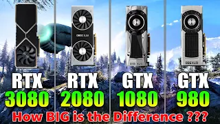 RTX 3080 vs RTX 2080 vs GTX 1080 vs GTX 980 | PC Gameplay Tested