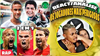 REACT 2 EM 1: QUANDO É DIA DE INTERCLASSE! 🔥 |RAP DOS 10 JOGADORES MAIS VIOLENTOS DO FUTEBOL MUNDIAL