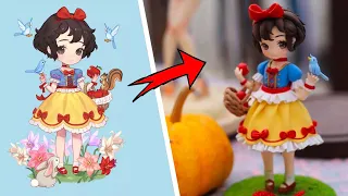 【Tutorials】Snow White Tutorial | Figures Tutorial | Clay Tutorial | DIY Tutorial