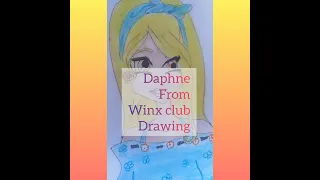 DAPHNE FROM WINX CLUB SIMPLE DRAWING VERY EASY