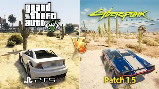GTA 5 Next Gen PS5 vs Cyberpunk 2077 Patch 1.5 - Which Is Best?