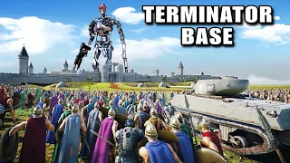 HUMAN ARMY LAY SIEGE ON TERMINATOR BASE | Ultimate Epic Battle Simulator | UEBS 2