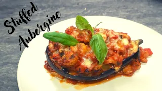 Easy stuffed Aubergine bake Italian recipe