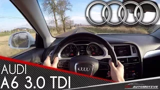 Audi A6 3.0 TDI Quattro POV Test Drive + Acceleration 0 - 200 km/h