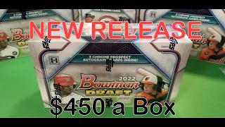 Opening The Newly Released 2022 Bowman Draft Baseball Jumbo BOX