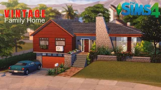 VINTAGE Family Home (noCC) Giveaway! 🎁 THE SIMS 4 | Stop Motion