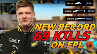 Simple new record on fpl 69 kills | Симпл поставил рекорд по киллам на фпл