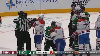 Dallas Stars Vs Montreal Canadiens Scrum