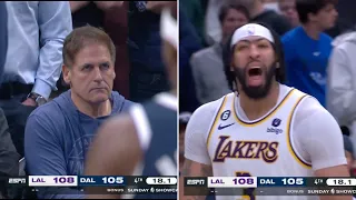 Mark Cuban's Reaction to AD Clutch Shot 😅