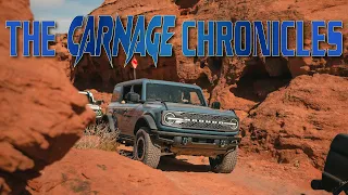 Ford Broncos Rock Crawling West Rim Trail in Sand Hollow // The Carnage Chronicles: EP 3