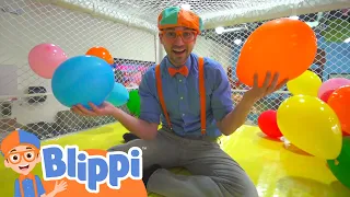 Blippi Visits Kids Time Indoor Playground! | Learn Colors for Kids | Educational Videos for Toddlers
